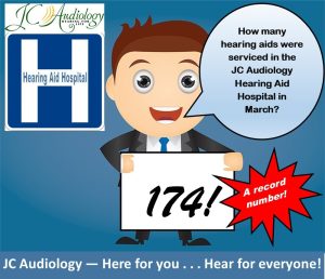 The hardest working audiology team put up some impressive numbers last month!